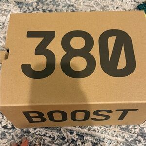 Empty box! Adidas Yeezy Boost 380 Box in Brown and Black